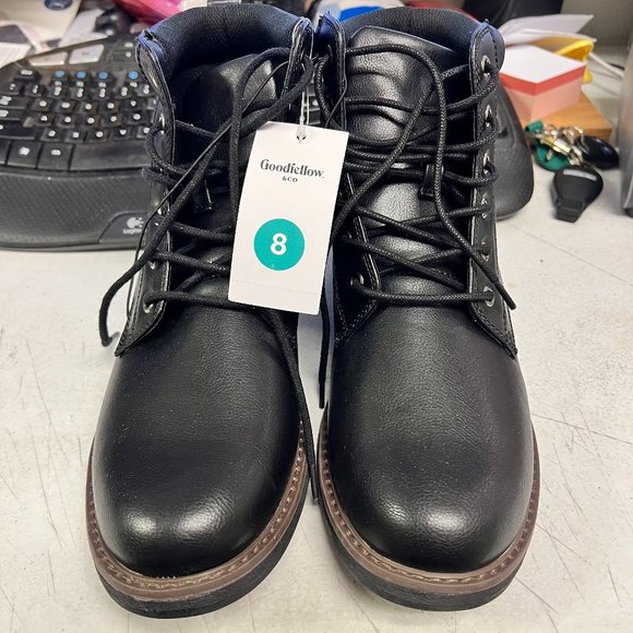 Goodfellow & Co Other - Men's Jeffery Cap Toe Combat Boots Black Size 8 Goodfellow & Co
